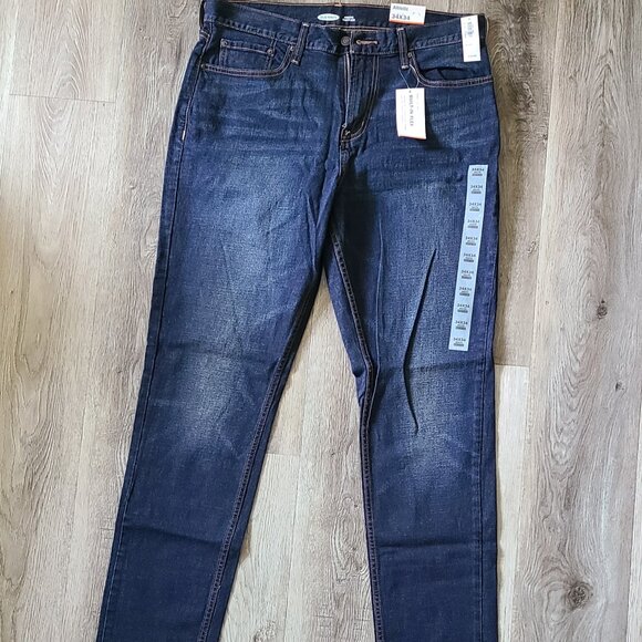 Old Navy Other - Old Navy Athletic Built-In Flex Jeans Blue Men's Size 34 x 34